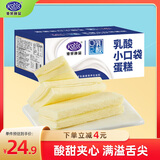 港荣蒸蛋糕乳酸菌小口袋450g休闲面包饼干蛋糕西式糕点纯蛋糕甜品礼品