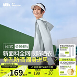 蕉下（beneunder）防晒服女黑胶透气凉感户外防紫外线外套AS10024银河灰S