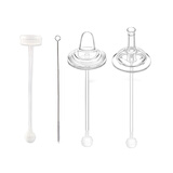 贝亲（Pigeon）宽口径奶瓶吸管配件 适用贝亲奶瓶（非贝亲品牌介意勿拍）京仓 奶瓶吸管+吸管刷