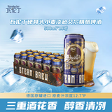 瓦伦丁（Wurenbacher）硬骨头小麦淡色艾尔精酿啤酒500ml*18 整箱装 德国原罐进口