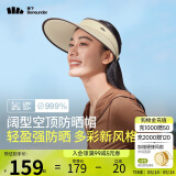 蕉下（beneunder）遮阳帽女太阳帽空顶帽防晒帽防紫外线遮脸时尚百搭UL569浅棕