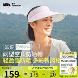 蕉下（beneunder）遮阳帽女太阳帽空顶帽防晒帽防紫外线遮脸时尚百搭UL569紫