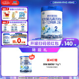 君乐宝(JUNLEBAO)乐铂配方奶粉2段(6-12个月较大婴儿适用)808克 