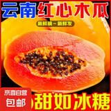 云南红心木瓜新鲜水果牛奶冰糖心孕妇宝宝辅食现摘现发 1粒装 单果400g起