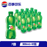 百事可乐 七喜 7up 柠檬味 碳酸饮料汽水 百事出品 新老包装随机发货 【柠檬味】七喜300ml*12瓶