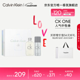 卡尔文克雷恩（Calvin Klein）ck one中性淡香水礼盒(100ml+香体喷雾150ml) 520情人节礼物