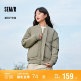 森马棉服男防水防油防污防风冬装厚飞行员棒球领夹克109724112101