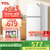 TCL116升迷你双门白色小冰箱 二级能效 节能低音 宿舍租房小型节能冰箱 以旧换新 R116L5-B 国家补贴 R116L5-B