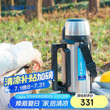虎牌（TIGER）不锈钢保温杯户外运动大容量旅行壶MHJ-A15C-XS 不锈钢1.49L