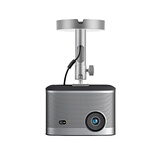 思影（CINE）PH46投影仪吊架墙上壁挂支架极米Z6X H3S坚果N1当贝X3小米小明投影机吊装支架悬挂架子 PH46-18银色（18公分吊架）