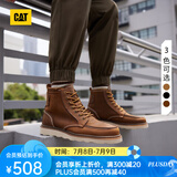 CAT卡特马丁靴工装鞋男鞋新复古回潮机车靴P7049/P712950/P712947 浅棕P724049 43