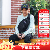 JANSPORT杰斯伯斜挎包男女休闲时尚单肩包潮牌ins风47LS 7R1 黑色