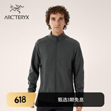 ARC'TERYX始祖鸟 COVERT LT CARDIGAN 保暖 男子 抓绒衫 VOID HEATHER/空间灰 XL