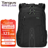 TARGUS泰格斯双肩电脑包15.6英寸商务背包轻便书包笔记本包潮流 黑 013
