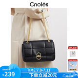 蔻一（Cnoles）斜挎包女士大容量百搭菱格小方包2025流行女生包包