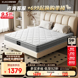 顾家家居（KUKA）高纯度椰棕乳胶独袋弹簧席梦思床垫1.5X1.9米M0001Z梦想垫plus
