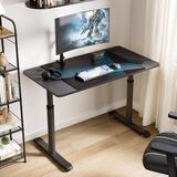 赛途电竞电脑桌书桌台式电脑桌高度可调节1.2米机械升降游戏竞技桌子