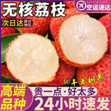 粤迎广东无核荔枝【JD顺丰空运多地次日达】现摘现发新鲜生鲜水果荔枝 5斤特大果【16-20个/斤】净4.5斤