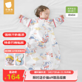 贝肽斯婴儿睡袋春夏空调房宝宝睡袋新生儿童一体防踢被幼儿防惊跳纱布被 【春夏】（前6后4 20-25℃）凤鸾 M码 建议身高65-85cm年龄9月-2岁
