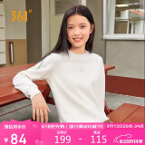 361°卫衣女秋冬季加绒外套运动休闲圆领长袖套头衫上衣662344801D-1