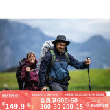 迪卡侬渔夫帽登山防晒夏季户外徒步遮阳帽防紫外线男女经典灰L-2648471