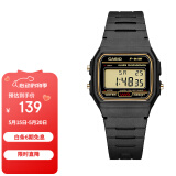 卡西欧（CASIO）手表男复古小方块运动防水学生男女f91w系列手表F-91WG-9Q
