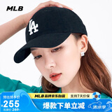 MLB棒球帽子夏季软顶鸭舌帽遮阳帽 休闲款送礼3ACP6601N-07BKS