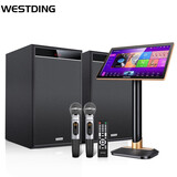 威斯汀（WESTDING） 家庭ktv音响组合套装家庭影院智能语音点歌机专业卡拉ok电视K歌蓝牙音箱 S10声卡套装+OK-312(2T)