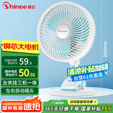 赛亿（Shinee）风宝小风扇台扇台夹扇壁挂扇迷你学生宿舍床头办公室轻音桌面换气电风扇FJ7-01