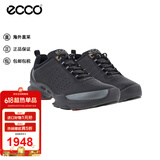爱步（ECCO）百搭运动男女款休闲鞋 明星同款缓震跑步鞋 091504黑色(男款) 39 
