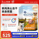 耐吉斯鲜肉夹心狗粮12kg成犬幼犬益生菌鸭肉梨犬粮1.5kg*8包