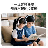 飞利浦（PHILIPS）儿童耳机头戴式有线耳机学习电脑平板带麦克风教育网课3.5mm接口TAK2000PK适用苹果华为 价保
