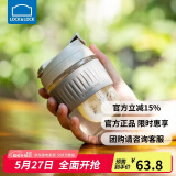 乐扣乐扣（LOCK&LOCK）咖啡杯手持玻璃杯男女学生便携式吸管杯子350ML灰色 LLG689GRY