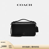 蔻驰（COACH）【专享直降】女士BEA斜挎包休闲通勤高级感简约复古夏季女包 黑色