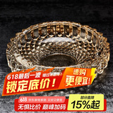 青苹果礼盒装玻璃烟缸大气奢华烟缸  土豪金色