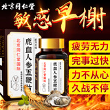 北京同仁堂鹿鞭丸鹿茸鹿血人参五鞭片可搭补肾壮阳药牡蛎龟头早泄敏感射精快 【3盒装】可搭男性房事特硬增大增粗德国小钢炮 可配速效延时勃起持久不射变粗变硬变大变长等产品
