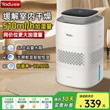 亚都（YADU）无雾加湿器卧室婴儿孕妇纯净型家用桌面办公室空气加湿510ml/h冷蒸发恒湿大容量增湿器SZ400-M1