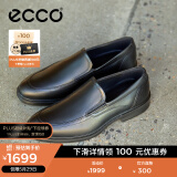爱步（ECCO）皮鞋男 一脚套乐福鞋男士男鞋皮鞋商务正装鞋增高皮鞋 里斯622144 黑色62214401001 41
