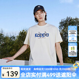 卡帕（Kappa）背靠背运动上衣短袖情侣男女夏索罗娜T恤休闲半袖 K0EX2TD90D 白色-0111 XL