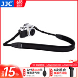 JJC 微单相机肩带 挂脖背带 适用于索尼A6000 A6400 A7C A6100佳能M50II M6II尼康Z30 Z50富士X100V 黑色 配圆形环