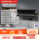 老板（Robam）吸油烟机侧吸式家用抽烟机21风量内腔免拆洗挥手智控国家补贴抽脱排油烟机27A3H烟机