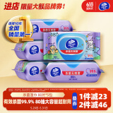 维达（Vinda）杀菌湿巾 80片*5包 线条小狗IP款 杀菌率99.9% 湿纸巾 整箱