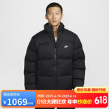 耐克（NIKE）男 AS M NK CLUB TF PUFFER JKT DWN 羽绒服FZ5029-010/黑色 2XL