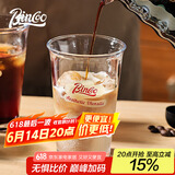 Bincoo玻璃咖啡杯冰美式杯子dirty冰拿铁杯冷饮夏天ins透明马克杯