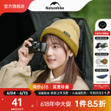 NatureHike 挪客双层羊毛针织帽 冬季男女户外运动露营登山加厚防寒保暖帽子 苔藓色/均码