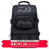 达亿瓦（DAIWA） 路亚渔具包 多功能收纳大容量双肩包斜挎包钓鱼腰包 路亚双肩包-黑色（33x22x45cm）