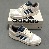 阿迪达斯（adidas）男鞋女鞋 新款情侣鞋运动鞋潮流时尚耐磨休闲鞋低帮皮面板鞋 JH8812/白蓝棕 42