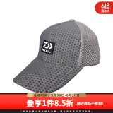 DAIWA达亿瓦 春夏新款 DCN-9209C 半网眼帽 时尚透气遮阳帽钓鱼帽 男女运动帽子 灰色 均码
