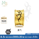 周生生黄金转运珠 XL勇气足金串珠手串 飞龙在天不含手链绳86641C定价