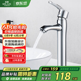 名爵（MEJUE）台上盆水龙头浴室卫生间面盆龙头加高冷热家用洗头水龙头Z-012151